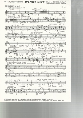 Windy city for brass - city,