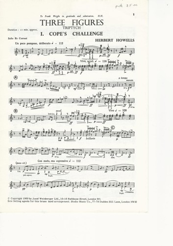 Three figures for brass band - three,